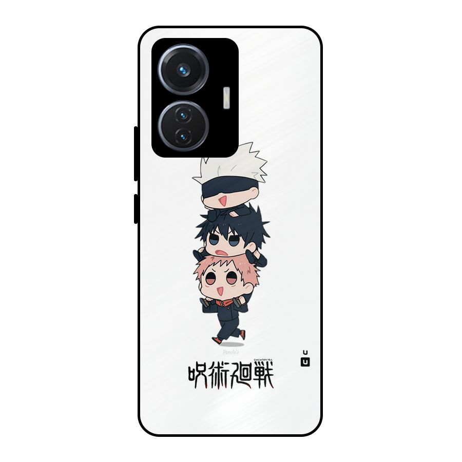 Top Gojo Squad Metal Back Case for iQOO Z6 44W