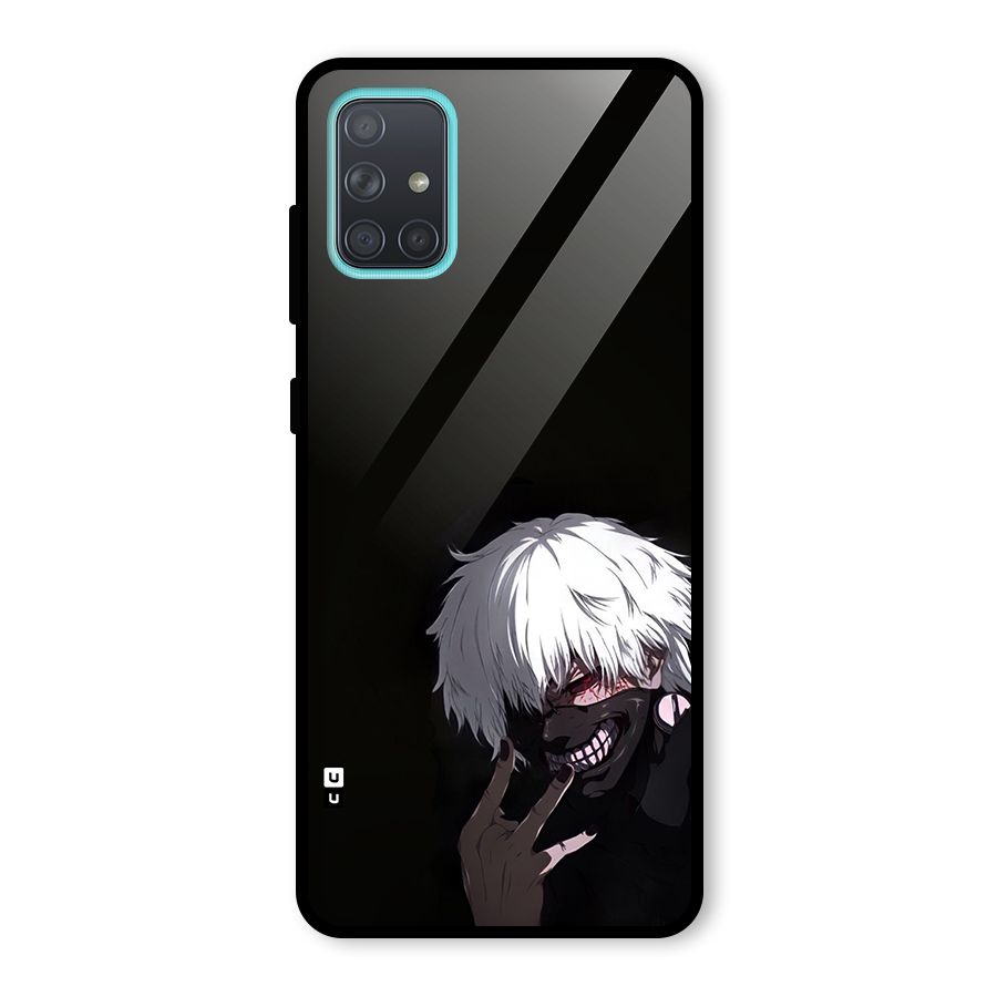 Toukyo Ghoul Kaneki Alternate Glass Back Case for Galaxy A71