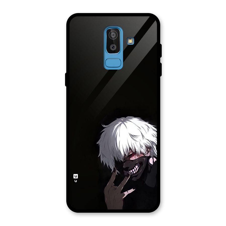 Toukyo Ghoul Kaneki Alternate Glass Back Case for Galaxy J8