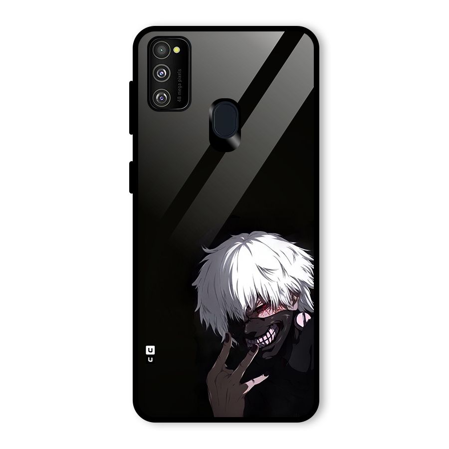 Toukyo Ghoul Kaneki Alternate Glass Back Case for Galaxy M30s
