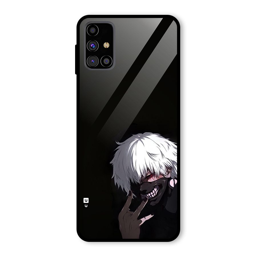 Toukyo Ghoul Kaneki Alternate Glass Back Case for Galaxy M31s