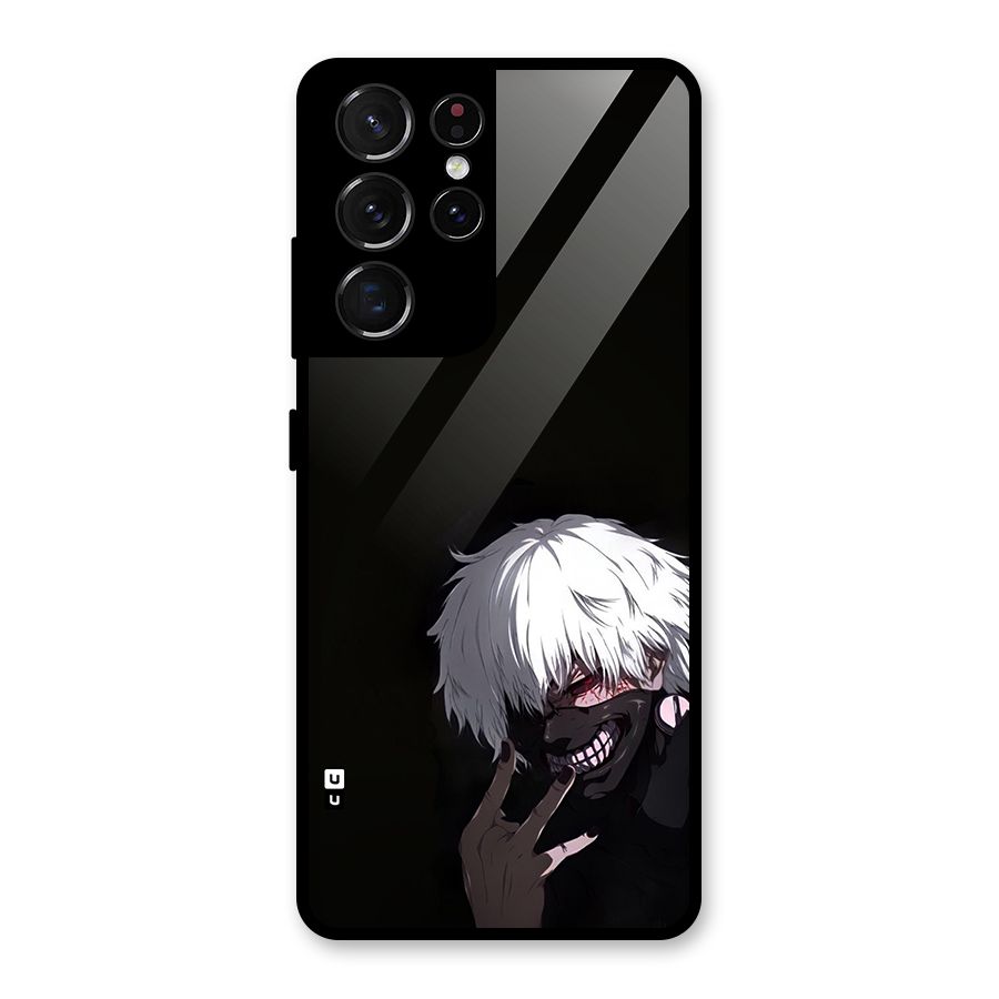 Toukyo Ghoul Kaneki Alternate Glass Back Case for Galaxy S21 Ultra 5G
