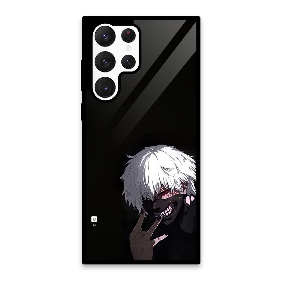 Toukyo Ghoul Kaneki Alternate Glass Back Case for Galaxy S22 Ultra 5G