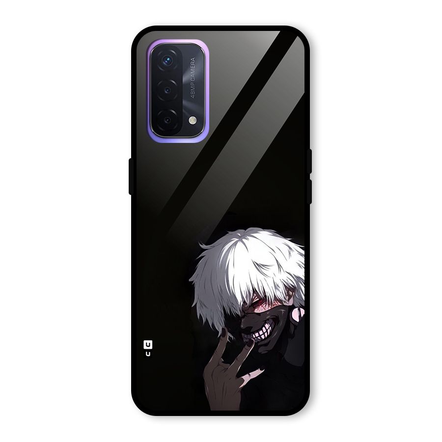 Toukyo Ghoul Kaneki Alternate Glass Back Case for Oppo A74 5G