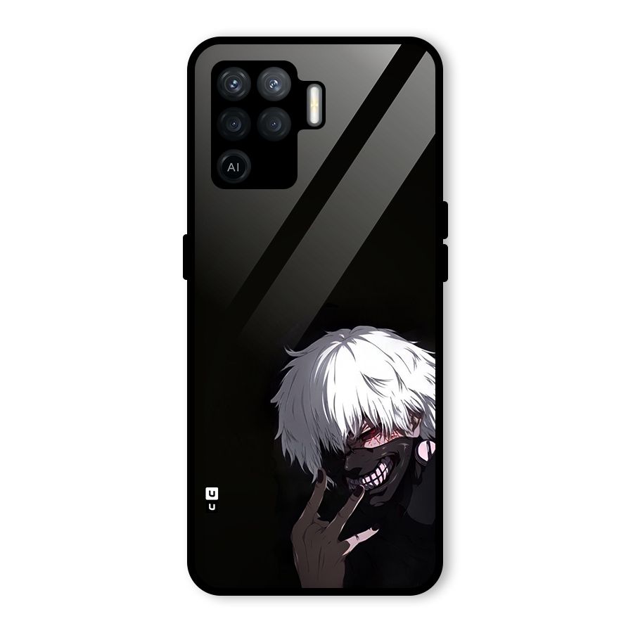 Toukyo Ghoul Kaneki Alternate Glass Back Case for Oppo F19 Pro