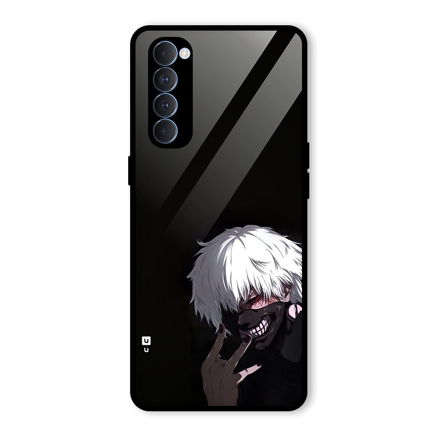 Toukyo Ghoul Kaneki Alternate Glass Back Case for Oppo Reno4 Pro