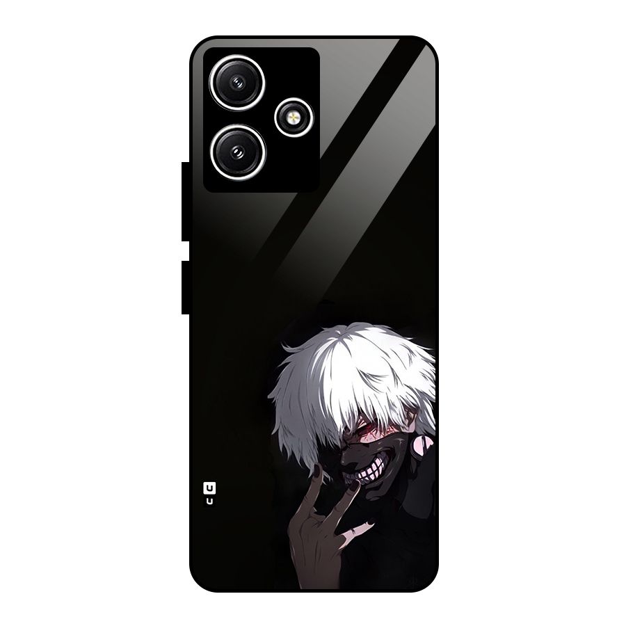 Toukyo Ghoul Kaneki Alternate Glass Back Case for Poco M6 Pro