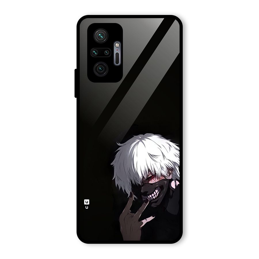 Toukyo Ghoul Kaneki Alternate Glass Back Case for Redmi Note 10 Pro