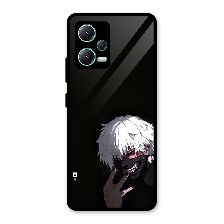 Toukyo Ghoul Kaneki Alternate Glass Back Case for Redmi Note 12 5G