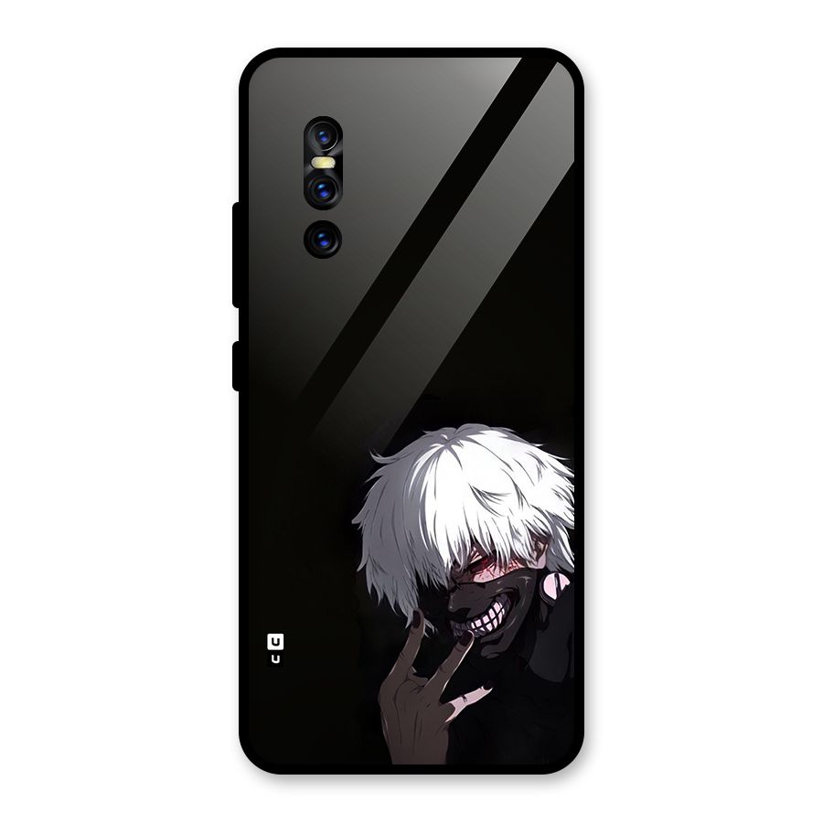 Toukyo Ghoul Kaneki Alternate Glass Back Case for Vivo V15 Pro
