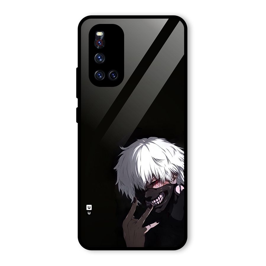 Toukyo Ghoul Kaneki Alternate Glass Back Case for Vivo V19