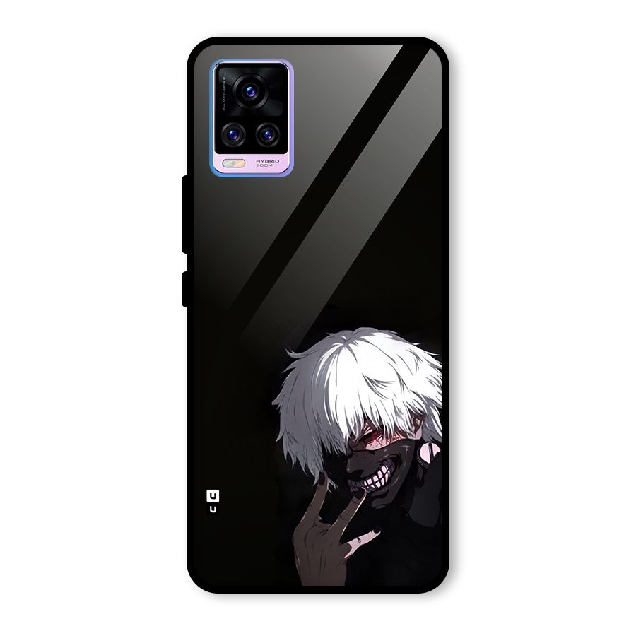 Toukyo Ghoul Kaneki Alternate Glass Back Case for Vivo V20 Pro