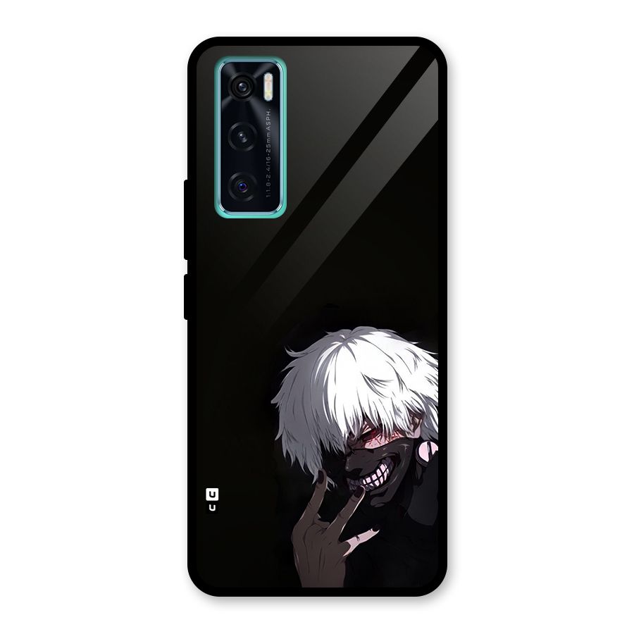 Toukyo Ghoul Kaneki Alternate Glass Back Case for Vivo V20 SE