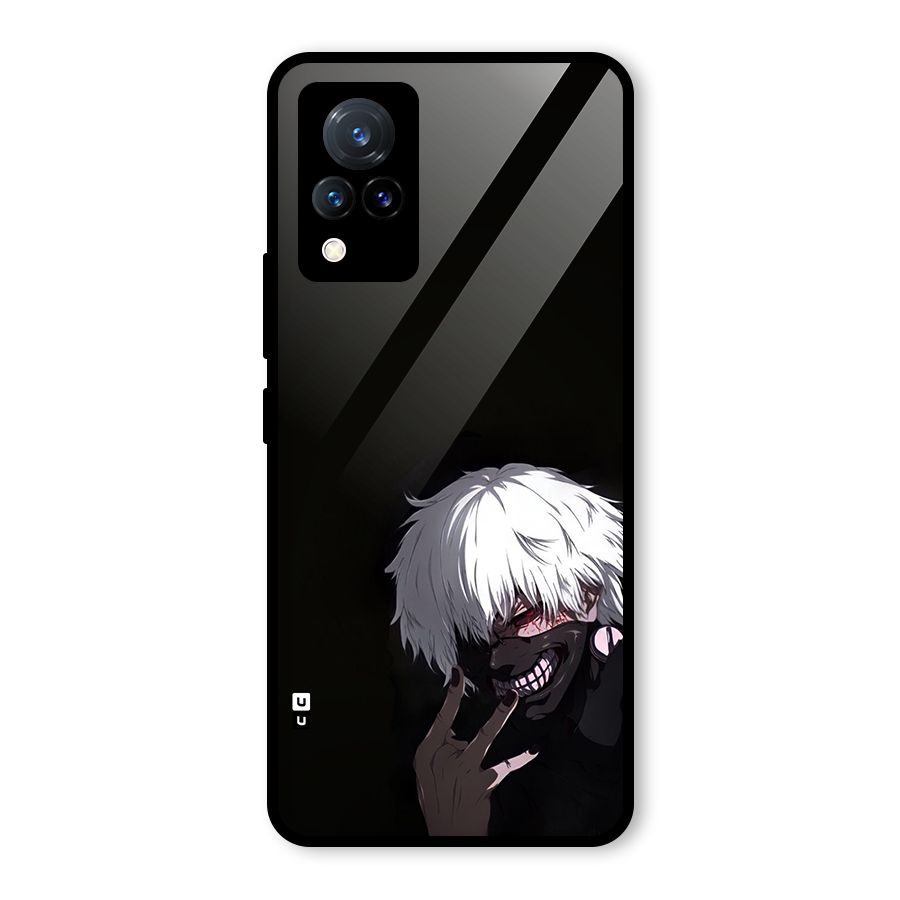 Toukyo Ghoul Kaneki Alternate Glass Back Case for Vivo V21 5G