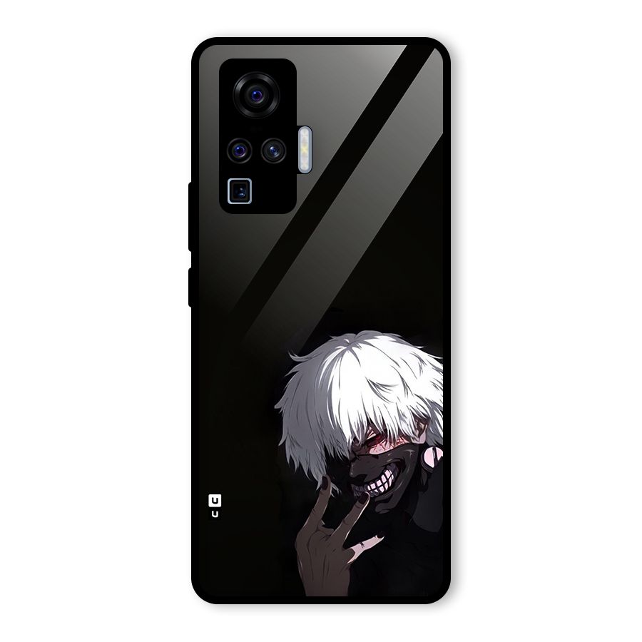 Toukyo Ghoul Kaneki Alternate Glass Back Case for Vivo X50 Pro