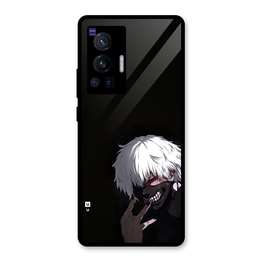 Toukyo Ghoul Kaneki Alternate Glass Back Case for Vivo X70 Pro