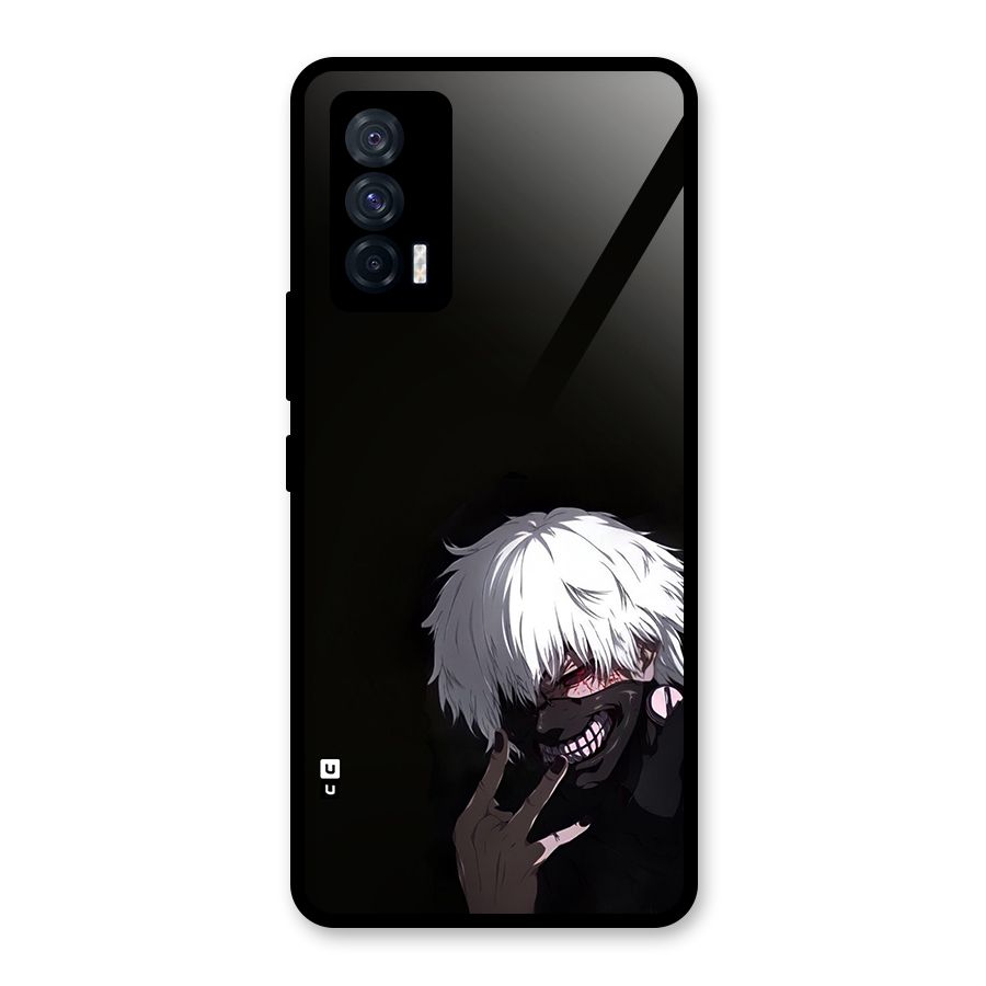 Toukyo Ghoul Kaneki Alternate Glass Back Case for Vivo iQOO 7 5G