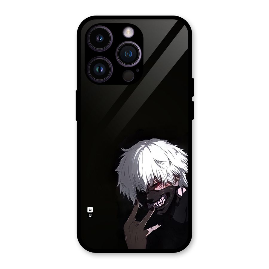 Toukyo Ghoul Kaneki Alternate Glass Back Case for iPhone 14 Pro