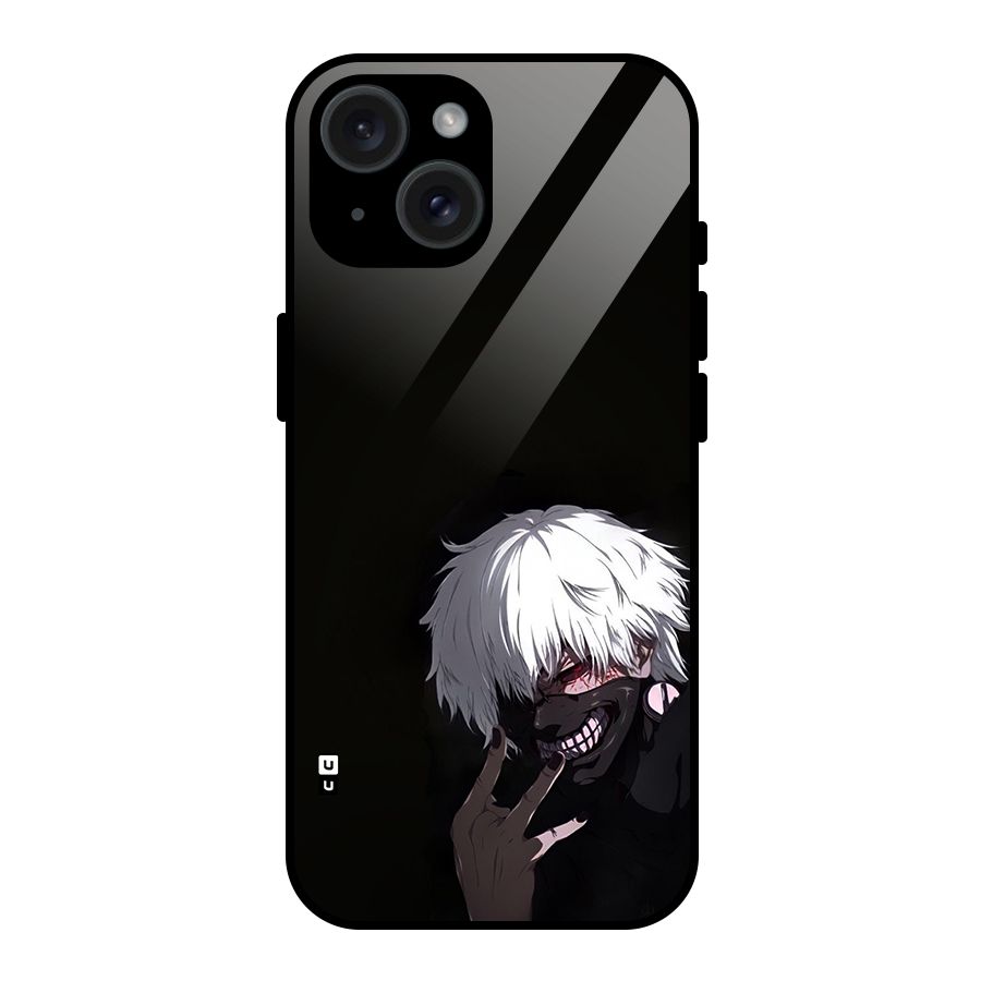 Toukyo Ghoul Kaneki Alternate Glass Back Case for iPhone 15