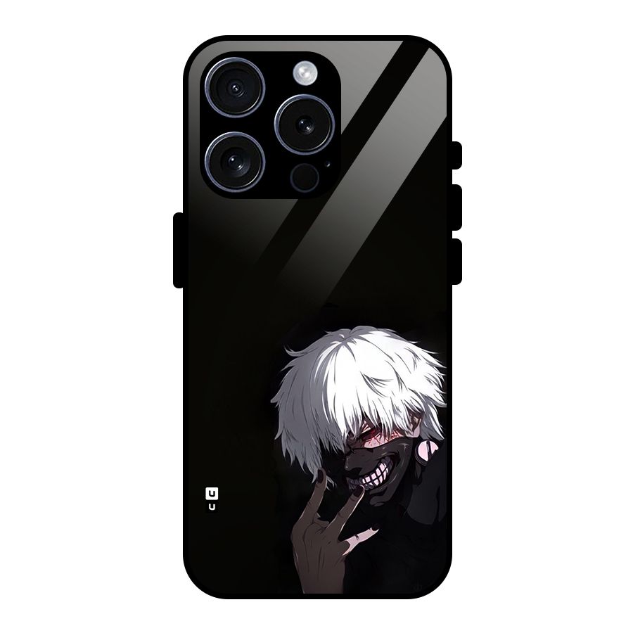 Toukyo Ghoul Kaneki Alternate Glass Back Case for iPhone 15 Pro