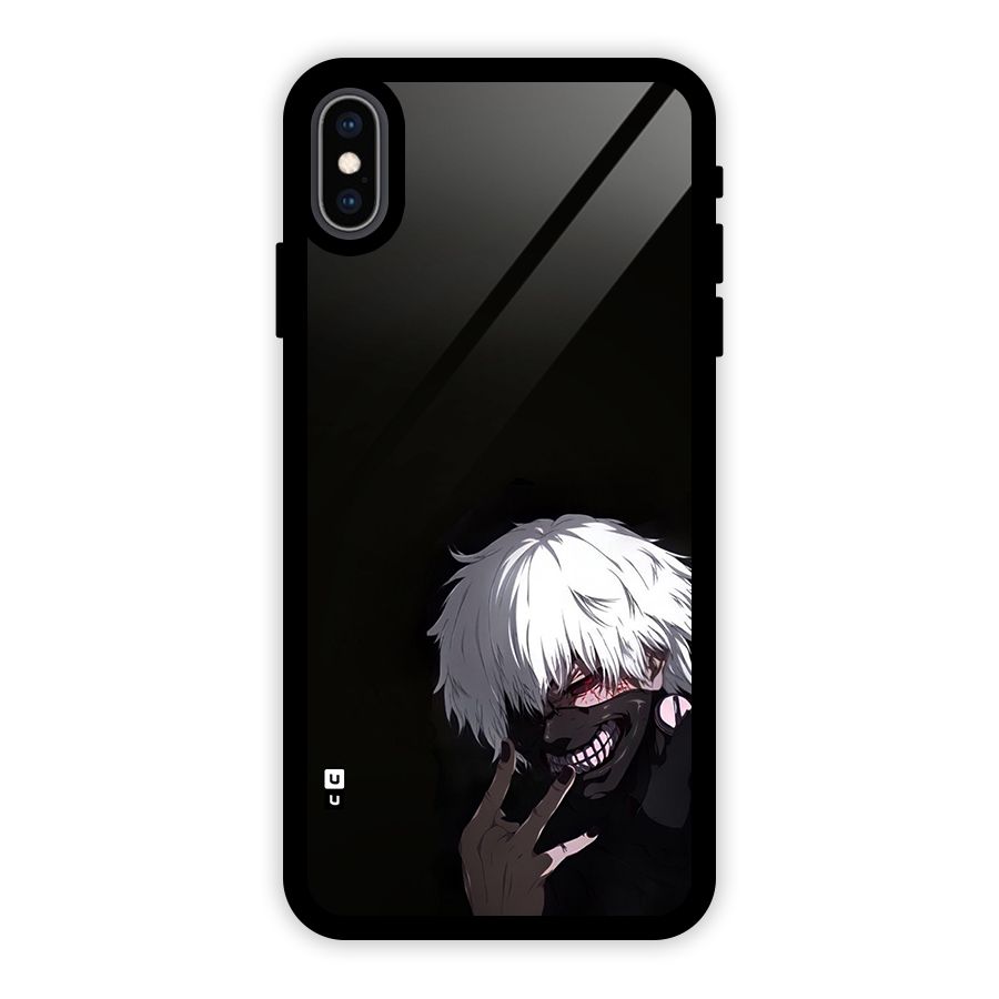 Toukyo Ghoul Kaneki Alternate Glass Back Case for iPhone XS Max