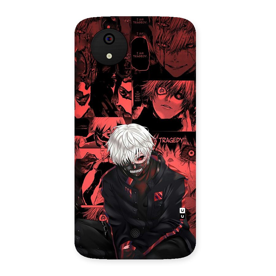 Toukyo Ghoul Kaneki Manga Back Case for Canvas A1  AQ4501