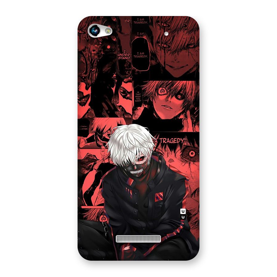 Toukyo Ghoul Kaneki Manga Back Case for Canvas Hue 2 A316