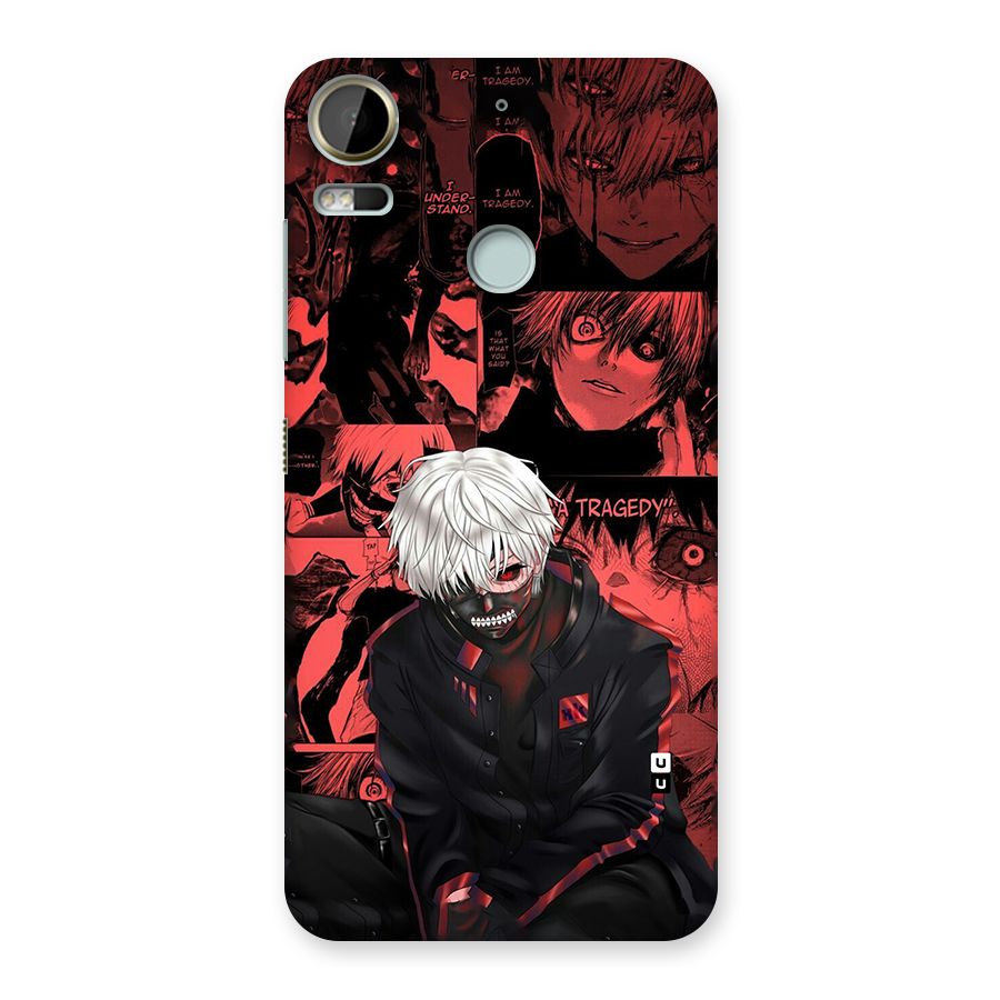 Toukyo Ghoul Kaneki Manga Back Case for Desire 10 Pro