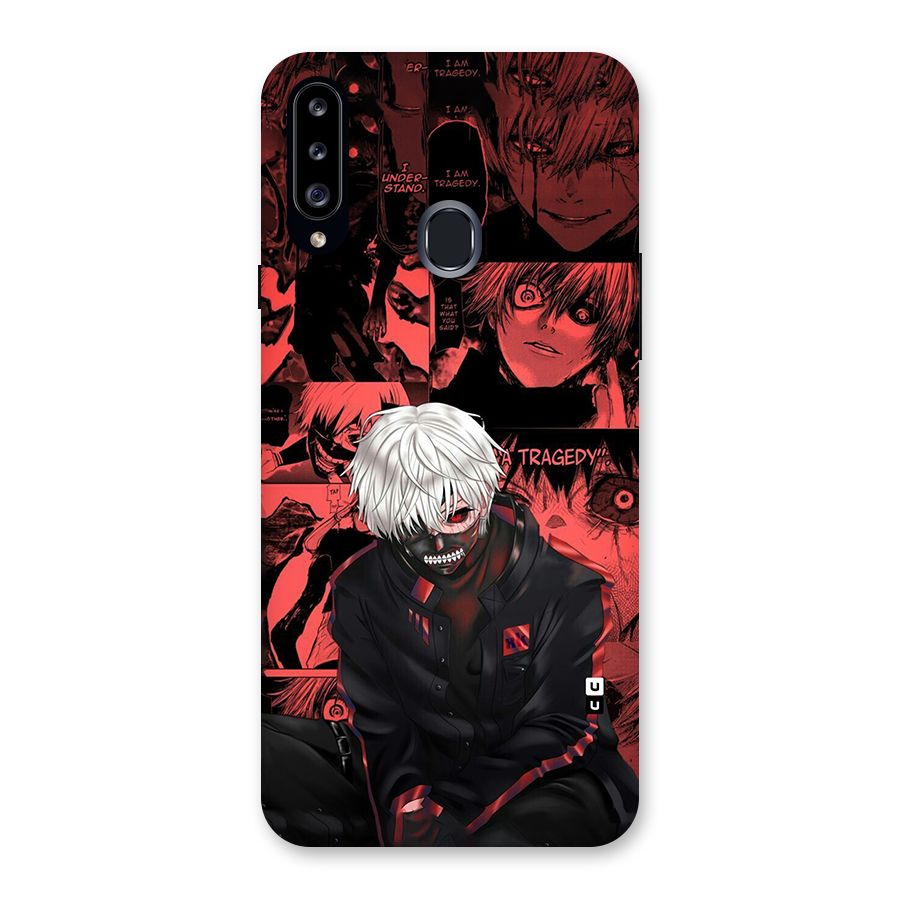 Toukyo Ghoul Kaneki Manga Back Case for Galaxy A20s