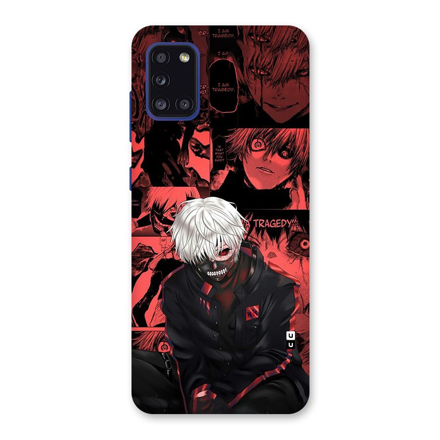 Toukyo Ghoul Kaneki Manga Back Case for Galaxy A31