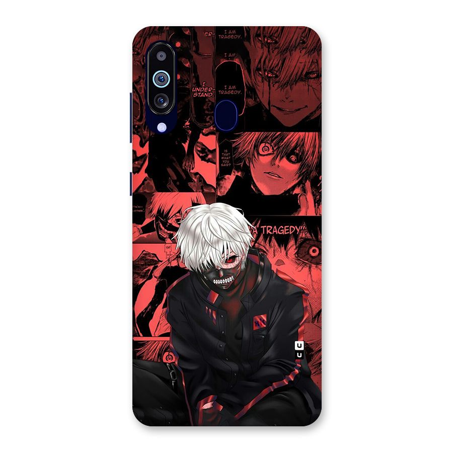 Toukyo Ghoul Kaneki Manga Back Case for Galaxy A60
