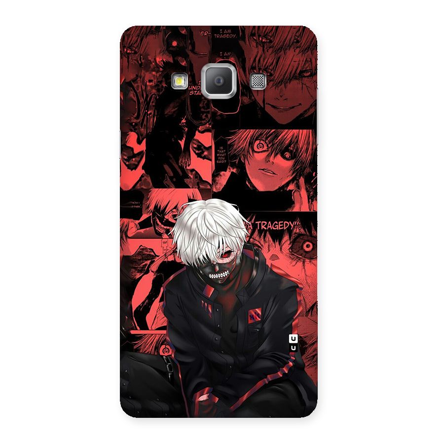 Toukyo Ghoul Kaneki Manga Back Case for Galaxy A7