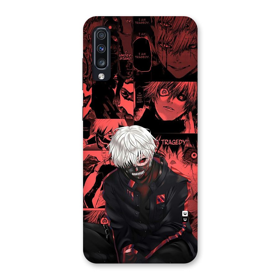 Toukyo Ghoul Kaneki Manga Back Case for Galaxy A70