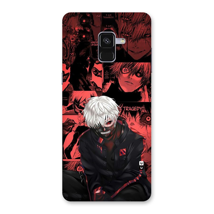 Toukyo Ghoul Kaneki Manga Back Case for Galaxy A8 Plus