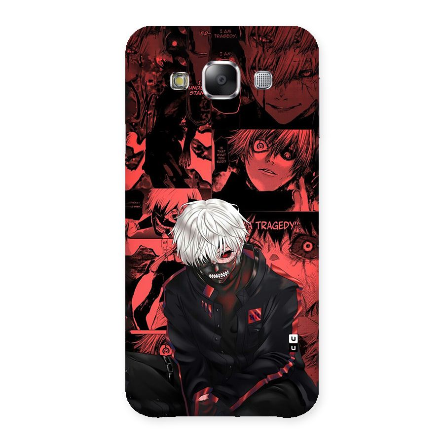 Toukyo Ghoul Kaneki Manga Back Case for Galaxy E5