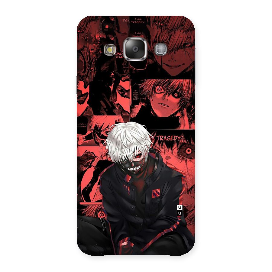 Toukyo Ghoul Kaneki Manga Back Case for Galaxy E7