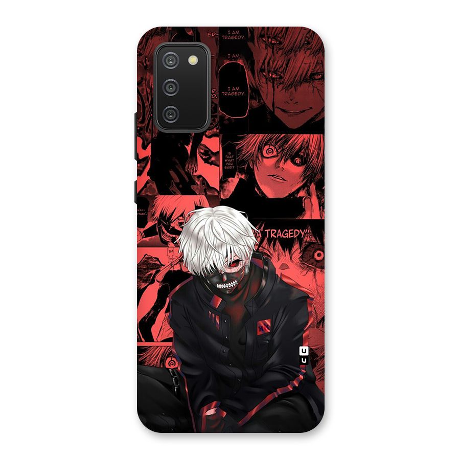 Toukyo Ghoul Kaneki Manga Back Case for Galaxy F02s