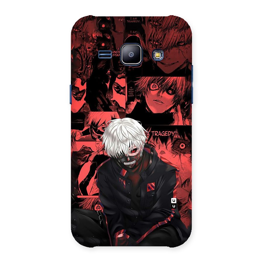 Toukyo Ghoul Kaneki Manga Back Case for Galaxy J1