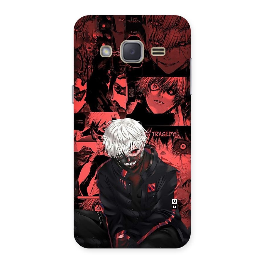 Toukyo Ghoul Kaneki Manga Back Case for Galaxy J2