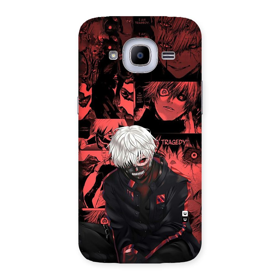 Toukyo Ghoul Kaneki Manga Back Case for Galaxy J2 2016