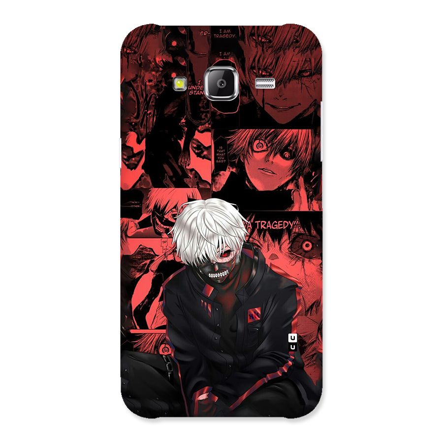 Toukyo Ghoul Kaneki Manga Back Case for Galaxy J2 Prime