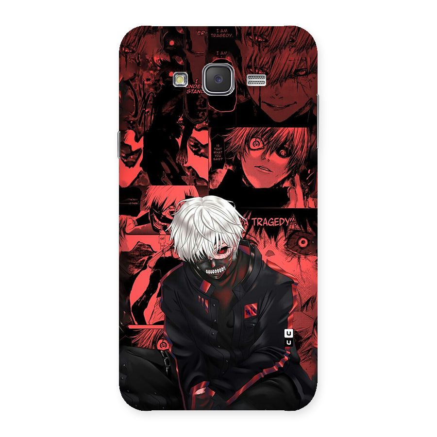 Toukyo Ghoul Kaneki Manga Back Case for Galaxy J7