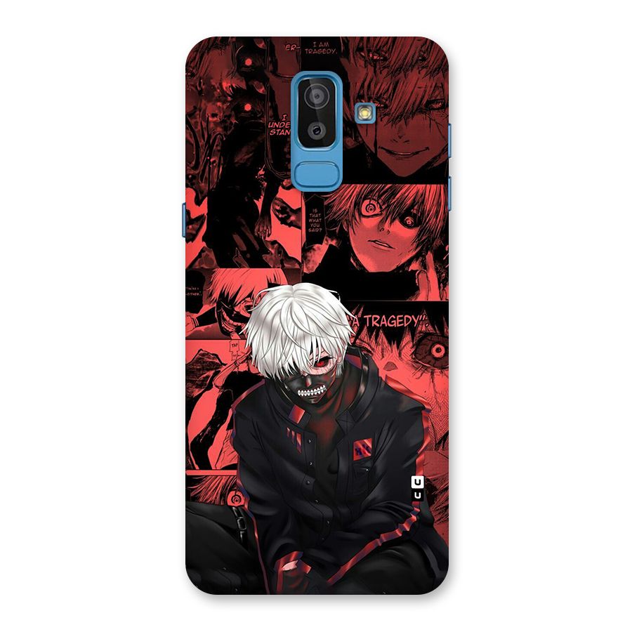 Toukyo Ghoul Kaneki Manga Back Case for Galaxy J8