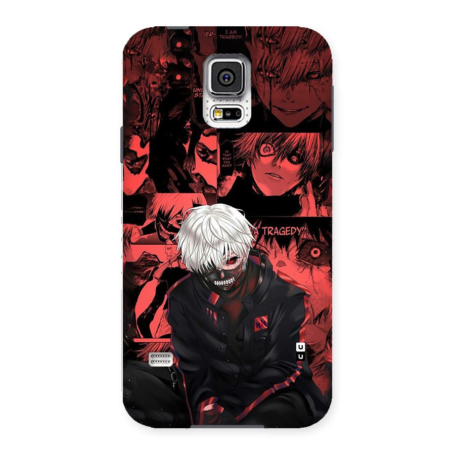 Toukyo Ghoul Kaneki Manga Back Case for Galaxy S5