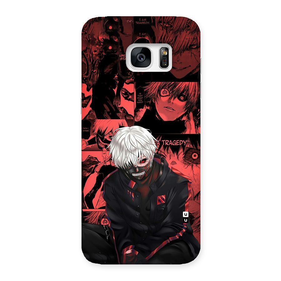 Toukyo Ghoul Kaneki Manga Back Case for Galaxy S7 Edge