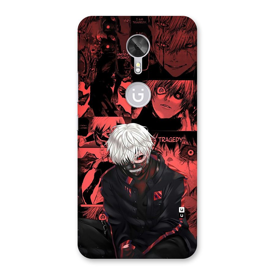 Toukyo Ghoul Kaneki Manga Back Case for Gionee A1