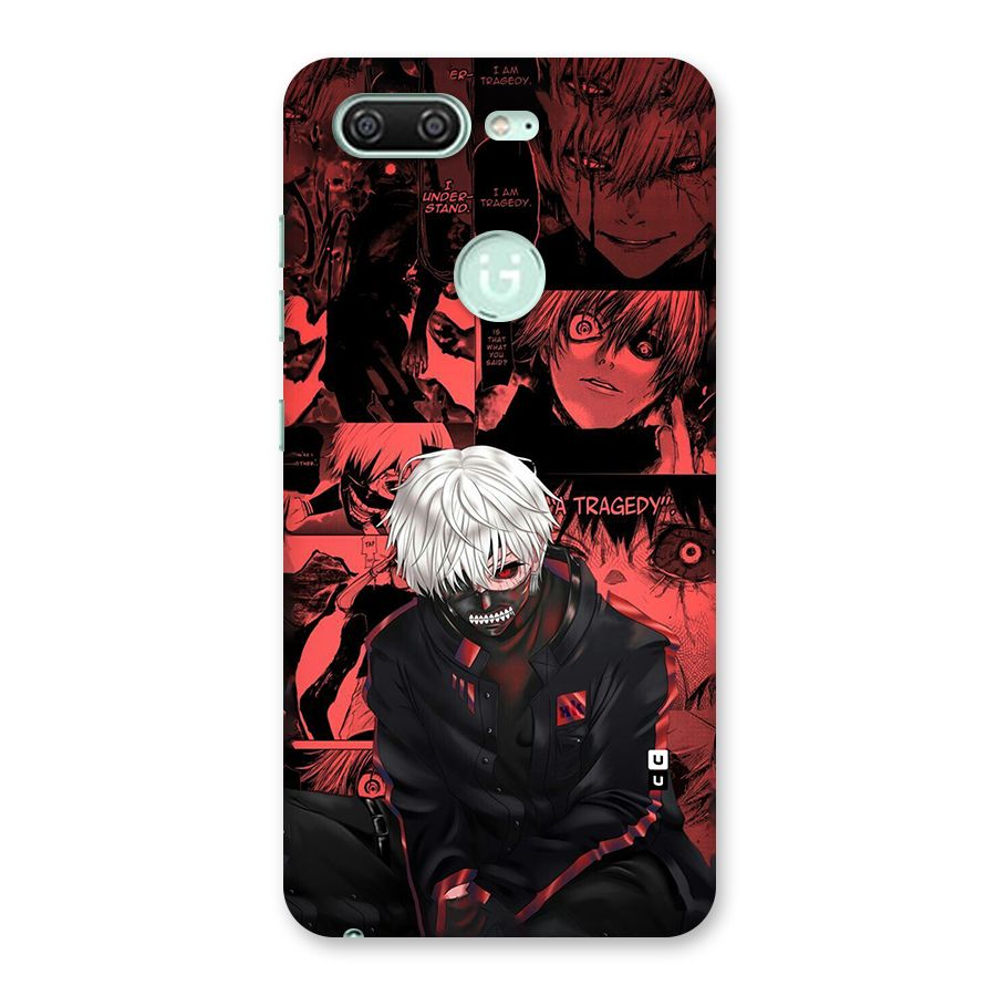 Toukyo Ghoul Kaneki Manga Back Case for Gionee S10