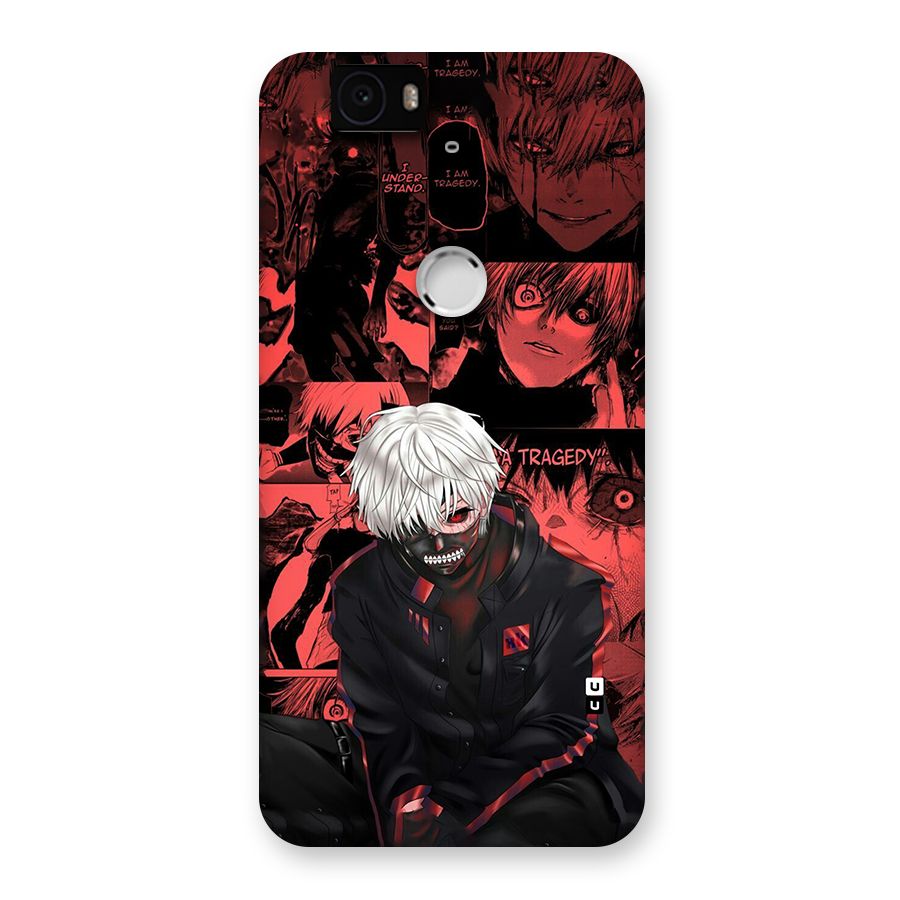 Toukyo Ghoul Kaneki Manga Back Case for Google Nexus 6P