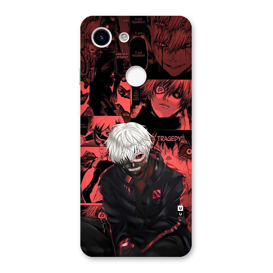 Toukyo Ghoul Kaneki Manga Back Case for Google Pixel 3