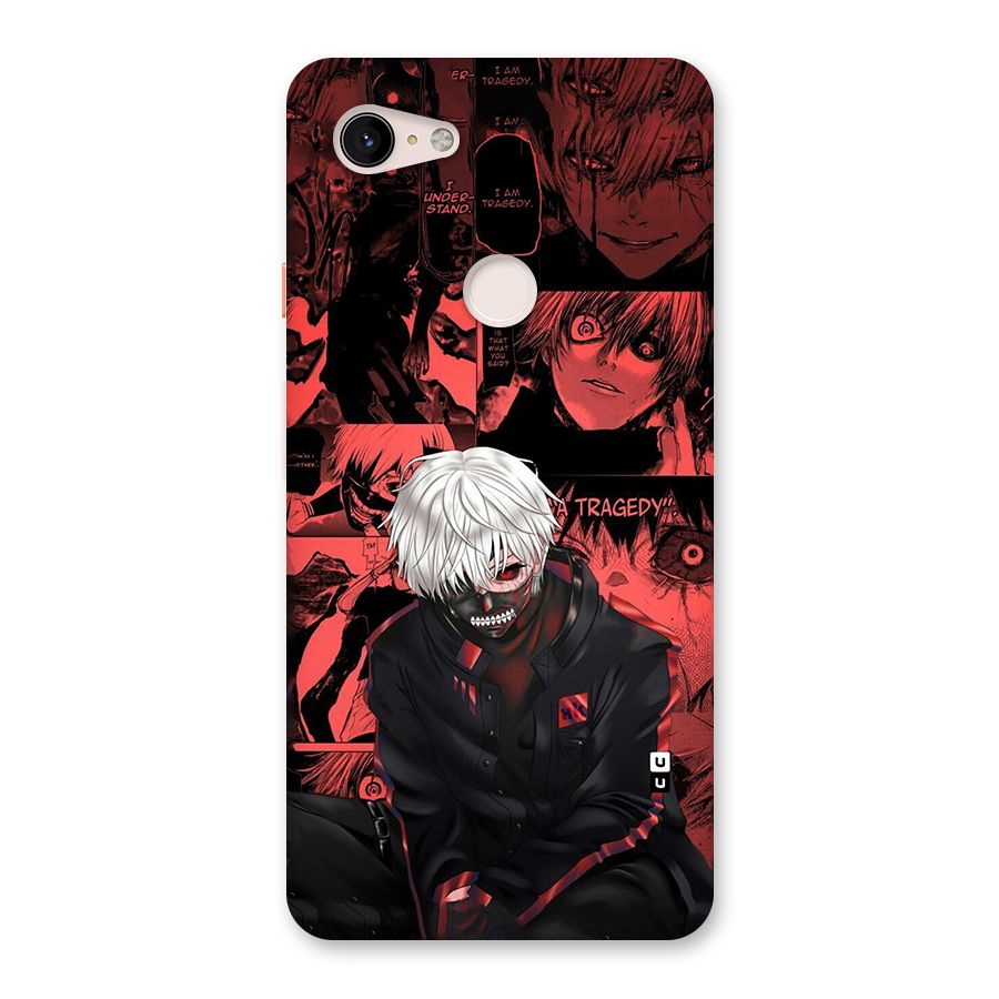 Toukyo Ghoul Kaneki Manga Back Case for Google Pixel 3 XL